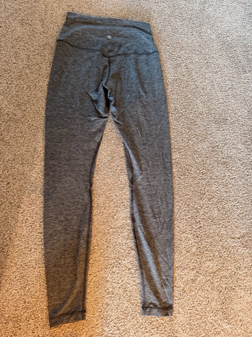 lululemon Heather Gray Full-Length Leggings
